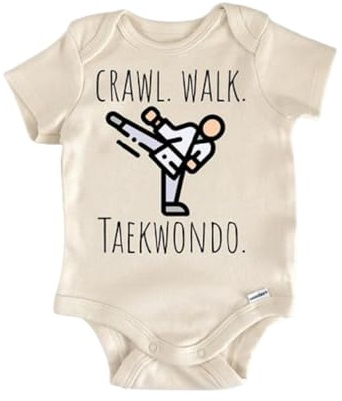 NOFO VIBES Taekwondo Martial Arts - Baby Boy Girl Clothes Infant Bodysuit Funny Cute Newborn