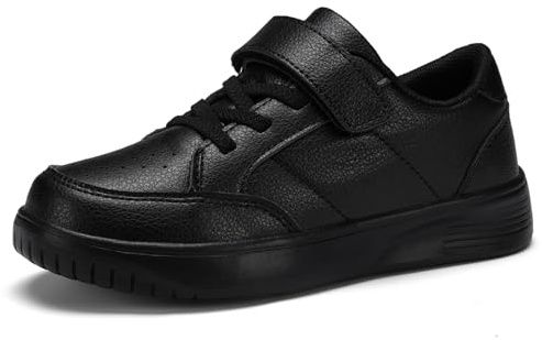 RTOUNT Unisex Kids Trainers Boys School Walking Tennis Shoes for Girls Running Adjustable Strap Sneakers
