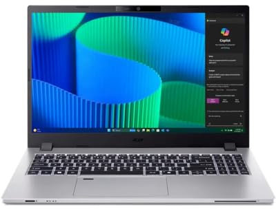 Acer TravelMate P2, TMP215-55-TCO, Laptop, 15.6 Zoll Full HD 60 Hz Display, Windows 11, Intel Core 7, 16GB RAM, 1TB SSD, Intel Graphics, QWERTZ Tastatur