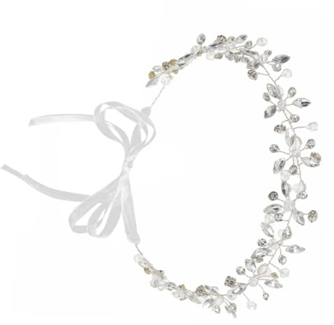 Healeved Haarrebe für Braut mit Strass Besetzt Braut-haarschmuck für Hochzeit und Party aus Hochwertigem Material