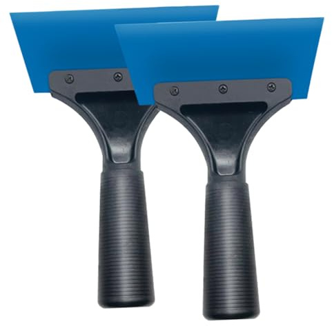 HAMPPLIES 2pezzi Raschietti Per Pellicola Auto Con Impugnatura in Plastica Per Vinile Adesivi e Pellicole Vetri Strumento Antibolle e Antipiega Per Installazione Facile