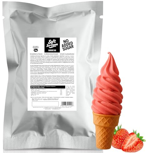 Sansei Soft-Eis Pulver Ohne Zuckerzusatz Erdbeere