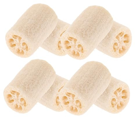 Healvian 8pièces Éponge De Luffa Naturelle Exfoliante Pour Bain Douche Lot De Éponges Loofah Pour Corps Femmes Et Hommes Nettoie Efficacement