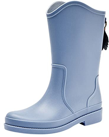 Botas de lluvia para mujer, impermeables, para hombre, botas de goma antideslizantes, botas de jardín, cómodas, botas de jardín, botas Chelsea, botas de pesca, botas de agua, botas occidentales, botas