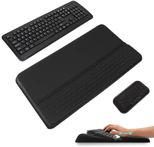 Dengthrive 2-in-1 Keyboard Wrist Rest with Stand and Mouse Wrist Support