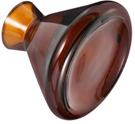 Alipis Flacone Diffusore di Profumo in Vetro da 220ml Bocca Larga a Tromba, Bottiglia Trasparente per Aromaterapia, Distribuzione Uniforme degli Oli Essenziali per Uso Domestico