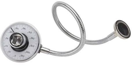 BUGUUYO Strumento di Misurazione Manuale della Coppia Affidabile Misuratore di Coppia Angolare Magnetico Goniometro Flessibile in Metallo Resistente senza Batterie per Misurazioni
