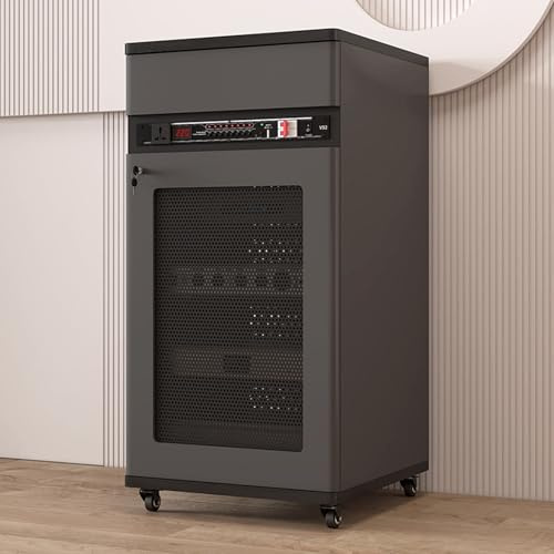 HiFi Audio Rack Cabinet - Open Stereo Stand for Turntable & AV Components, Mobile Hifi Shelf Unit, Media Storage Solution, Stylish Audio Display Fur