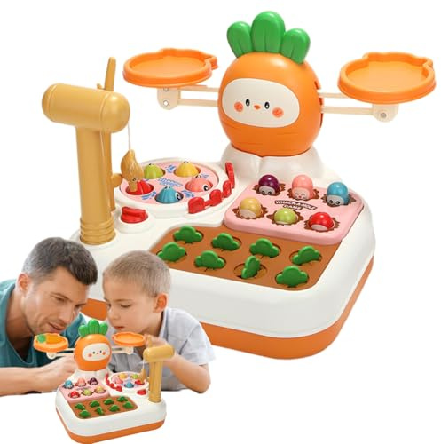 Huvqianu Juguetes en Forma de Zanahoria para Actividad Sensorial para el Desarrollo Temprano, Juguete Educativo en la de Zanahorias - para Niños Niñas Maestros Casa Materna