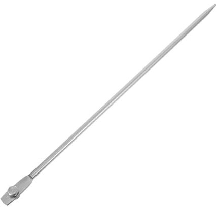 HAPINARY Erdungsstab Metall Verzinkt 50cm Spitz für Erdungssondenstab im Außenbereich und Elektrozaun Sicherer Halt und Witterungsbeständig