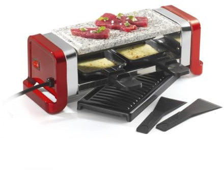 Raclette Maschine 2 Personen 350w rot - gr202-350r