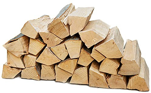 Flameup - Legna da ardere di faggio, con corteccia, 30 kg di legno di faggio, per forno, camino, stufa, braciere, braciere, grill, tronchi da 25 cm, essiccato