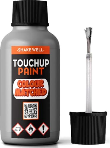 Xtremeauto Enamel Touch Up Paint 30ml For Kitchen Appliances & Bathroom - Fast Drying Repair - Suitable For Radiator, Shower, Fridge, Sink, Chips and Scrapes (Silver)