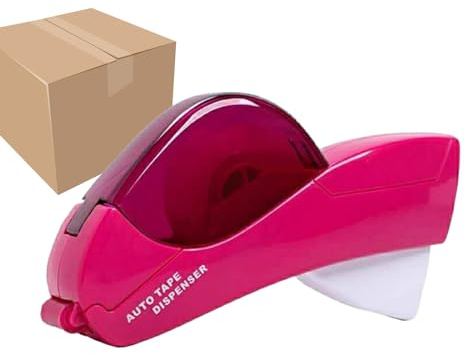 Automatischer Klebeband Spender, Paketbandabroller Klebebandabroller Zum Geschenke, Auto Tape Dispenser, Handheld Scotchs Tape Cutter, Kleberoller Doppelseitig Tesa Abroller, leichte Spenderpistole