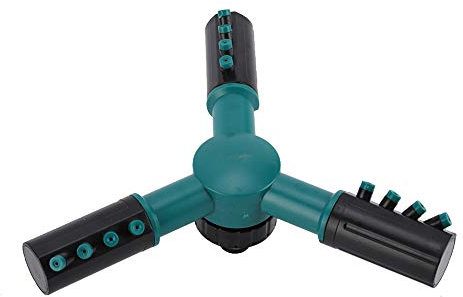 WOOXGEHM Gartensprinkler für Rasen, Gartensprinkler 360-Grad-Drehung für Große Hofflächen, Wassersprinkler für Große Hofflächen und Pflanzenbewässerung, Spielende Kinder, Rasenbewässerungssystem