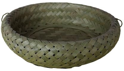 pofluany Hasenbett aus Naturstroh, gewebtes Bett für kleine Tiere, Heunest zum Schlafen, Hasengrasmatte, Naturgrashaus, atmungsaktives Nest und Spielzeug für Kaninchen, Meerschweinchen, Hamster, Ig