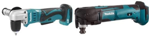 Makita DDA351Z 18V Li-ion LXT Angle Drill – Batteries and Charger Not Included & DTM51Z Multi-Tool, 18 V,Blue