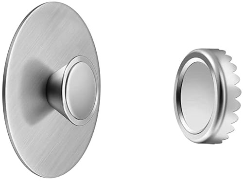 VeoryFly Magnetic Soap Holder Self Draining, 1Pcs Bar Soap Holder for Shower Wall, Stainless Steel Soap Savers for Bar Soap, Kitchen/Bathroom Soap Dishes, Easy Clean Soap Holders (Silver)