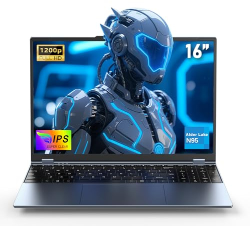 FUNYET Portátil gaming de 16 Pulgadas, Gráficos Discretos GeForce MX350, Notebook Procesador N95 (hasta 3.4Ghz), 16GB RAM 1TB SSD, FHD 1920x1080, Teclado Retroiluminado Laptop Computer，Conector Tipo-C