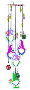 Spoontiques - Windspiele - Gartendekor - Deko Chimes für Hof und Garten Dekoration - Wichtel Windspiel