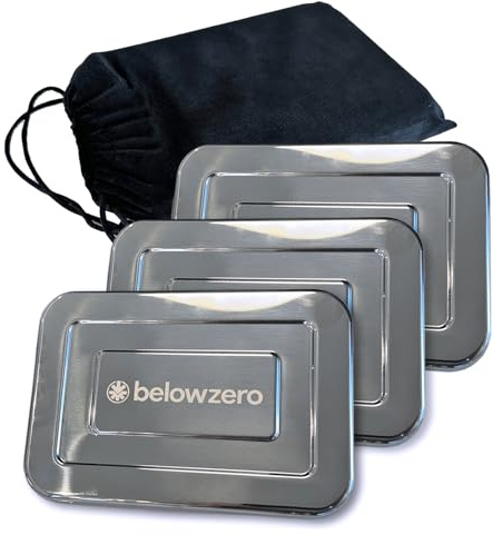 Below Zero Deluxe-Edelstahl-Kühlpack – für diejenigen, die das Beste brauchen, gefülltes Gel, zum Patent angemeldet – langlebigste Kühlpackung
