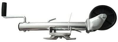 Bazargame 1200 LB Automatic Support Wheel Schwerlast Wohnwagen Deichselrad 60mm Verzinkter Stahl Stützrad für Anhänger Wohnmobile