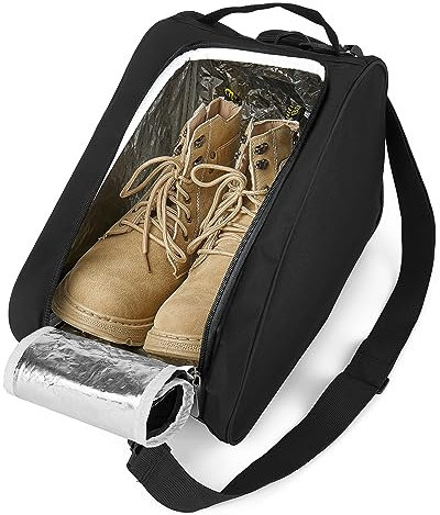 Stiefeltasche für Kurze Reitstiefel Wasserdicht, Idealer Schuhtasche Wanderschuhe für Arbeitsschuhe, Stiefel, Kletter, Gummistiefel, Bootstasche, Fußballschuhe, Reise