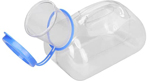 Urinoir Portable de 1000ML pour Hommes, Bonne étanchéité, Plastique épais, Applicable aux Personnes âgées, aux Patients et aux Voyageurs