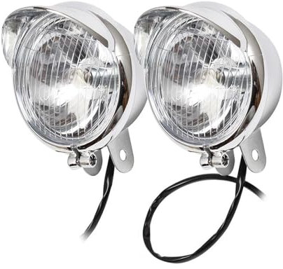BEPHON Motorrad LED Nebelscheinwerfer Für Harl&ey Chrome 12V Motorrad Nebelscheinwerfer Universal LED Scheinwerfer Cafe Racre Bernstein Motorrad Lampe