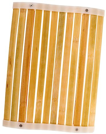 STOBOK Esterilla De Bambú Refrescante para Sentarse 60x40 Cm Ergonómica Ligera Adecuado para Oficina y Cojín para Adultos