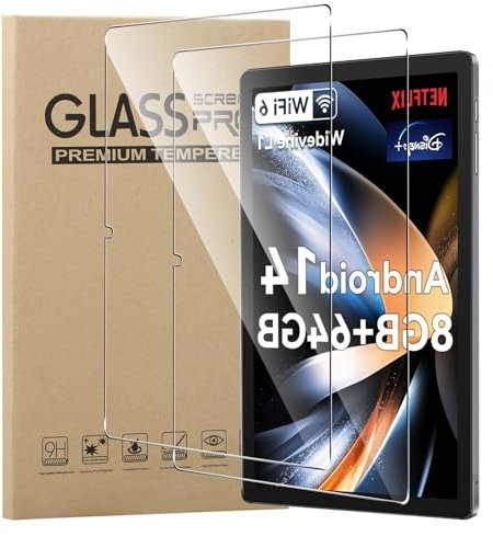 MEMELOKA Vetro Temperato per Whitedeer C10 Tablet 10 Pollici, 2 Pezzi Durezza 9H Antigraffio HD [Anti-Impronta][Senza Bolle] Pellicola Protettiva per Whitedeer C10 Tablet