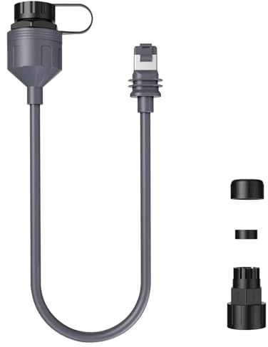 Fulkued Gen 3/Mini Starlink Ethernet Adapter,Waterproof SPX Plug Male to RJ45 Female Adapters,Extension Repair Coupler Compatible with Starlink V3/Mini Dishy (1 Pack)