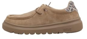Pitas | Lyon | Mocassins pour Femme | Chaussures Bateau pour l'hiver | Baskets d'hiver | Sneakers | Botte d'hiver | Chaussure sans Lacets | Chaussure Walkinpitas | Camel 39