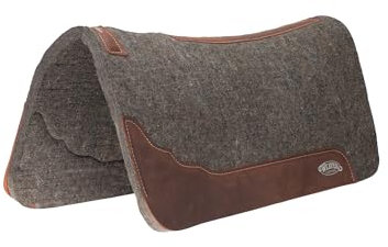 Weaver Leather Premium Contoured 100% Wool Felt Saddle Pad, 1