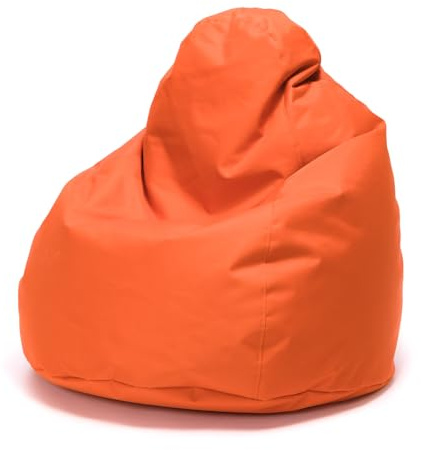 Ecopuf Fuzzy | Puff Fåtölj Saccosäck - Sittsäck Inomhus och Utomhus - Slitbeständig Sittsäck Sittsäck - Fåtölj Fyllning Polystyren - Sittsäck Dubbel Dragkedja - Dim 80 x 110 cm