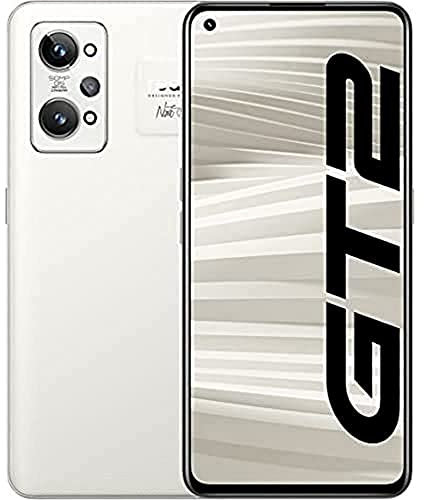 realme GT 2 5G Smartphone ohne Vertrag, 120Hz AMOLED, Snapdragon 888 5G, Starker 5000-mAh-Akku, 65 W SuperDart-Aufladung, X-Achsen Linearmotor, Dual SIM, 8+128 GB, Papierweiß