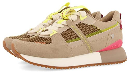 Sneakers Beige con Texturas para Mujer thorens
