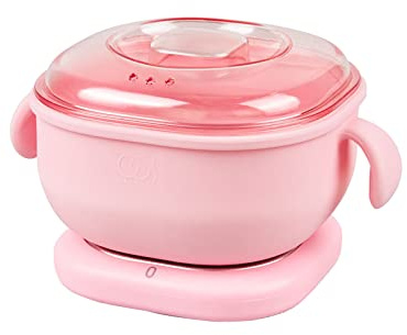 QGUQSSL Wax Melt Candle Making Pot Silicone Portable 400ml DIY Craft Soy Wax Melting Machine Handle Designed UK Plug Tool for Beginner
