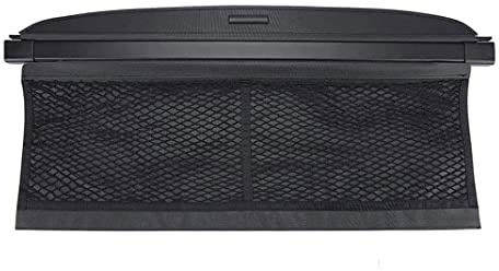 ZARADU Einziehbare Auto Laderaumabdeckung für Smart 451 Fortwo 2007-2014, Kofferraumabdeckung Cargo Ablagen Auto Hutablage Sichtschutzschild Styling-Zubehör
