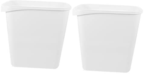 Alipis 2pièces Poubelle Slim Sans Couvercle Pour Cuisine Et Salle De Bain Conteneur Étroit Pour Espaces Réduits Design Moderne Et Pratique Pour Déchets Divers