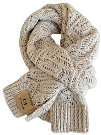 TILEZE Schal Gestrickter Wollschal Für Frauen Im Herbst Und Winter, Verdickt Und Warm, Studentenpaar Schal, Modischer Herrenschal
