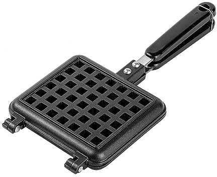 Hopbucan 1 Stück Traditionelles Belgisches Waffeleisen mit Tiefenfüllung und Antihaftbeschichtung Aus Aluminiumlegierung für eine Einfache Reinigung