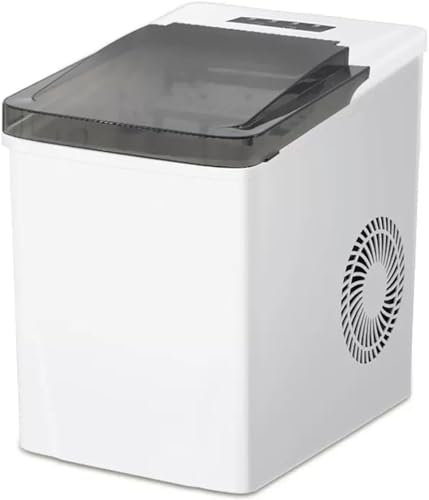 Máquina de hielo eléctrica, heladera redonda totalmente automática, tienda de té de leche, barra de hielo doméstica