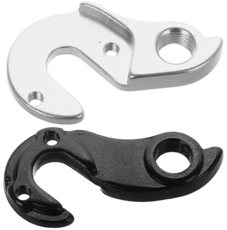 GOOHOCHY 2stücke Fahrrad Schaltwerk Aufhänger Verlängerung Für Endhakenaufhänger Adapter Aus Metall Endhaken Für Fahrradrahmen Fahrradreparaturzubehör Kompatibel Für Mountainbikes
