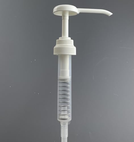 Pelican Pumpspender für 5-Liter-Kanister, 38 mm, 30 ml Dosis pro Pumpe, Weiß, 3 Stück