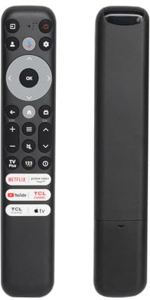 Röstfjärrkontroll ersättning för TCL Android Smart TV, RC813 med röstfunktion