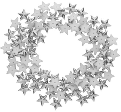 HOMSFOU 100stücke Acryl Sternperlen Flatback Für DIY Schmuckherstellung Strass Perlen Bastelsterne Für Kleidung Taschen Schuhe Dekoration