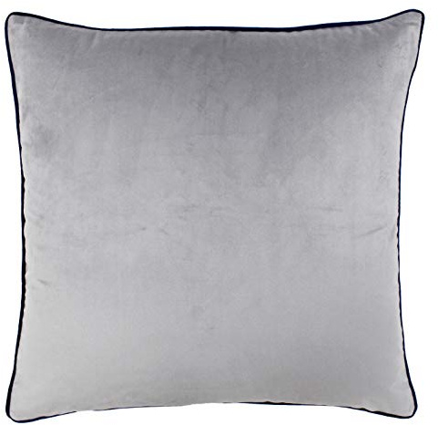Paoletti Meridian Kissenbezug, Silber/Navy, 55 x 55cm