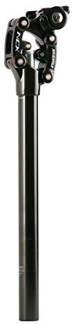 Bikeco Mountainbike-Sattelstütze, Federung, Aluminium, Legierter Stahl, Sattelstütze, Mountainbike, Schwarz, 27,2 mm