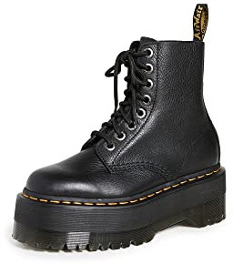 Dr. Martens Unisex 1460 Pascal Max Leather 8 Eye Boot, Black Pisa, 8UK, 10 US Women/9 US Men